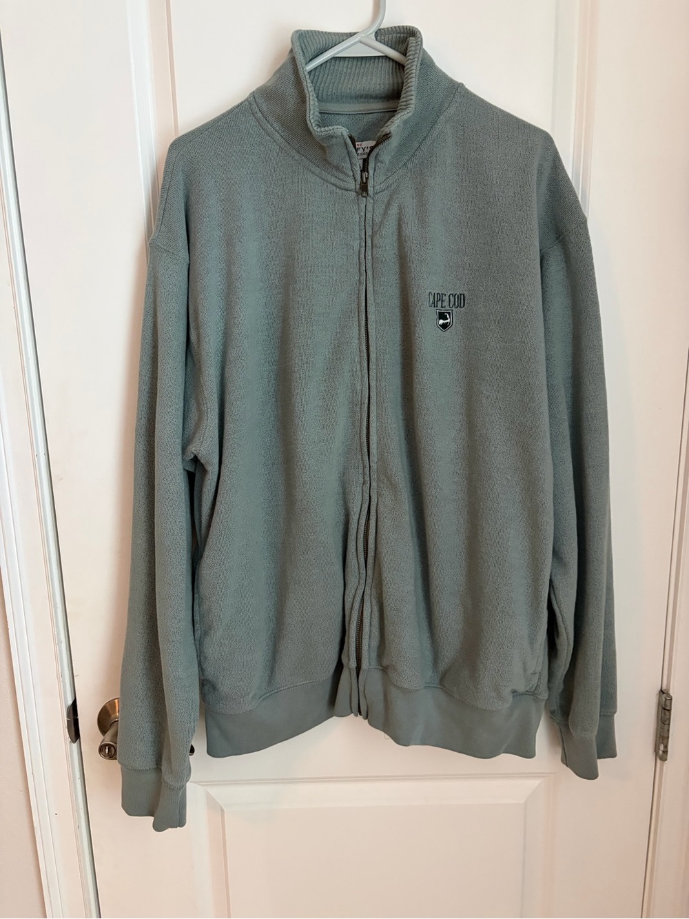 VTG Cuffy’s Cape Cod Light Sage Full-Zip Men’s Sweater Jacket